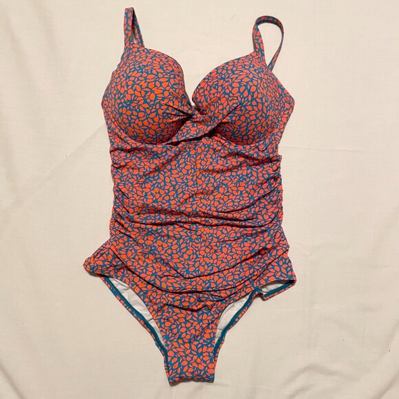 Moontide Wrap U/W Bathing Suit One Piece Womens Size 10 34F - Picture 10 of 10